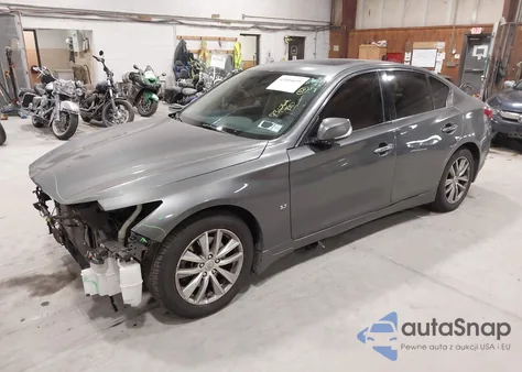 2015 Infiniti Q50 Premium z USA, uszkodzony, nr VIN JN1BV7ARXFM421907